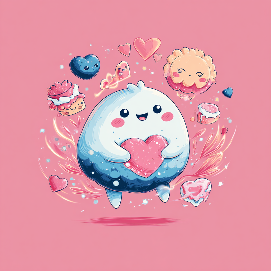 cometarium sherifate torculus lavishing in the style of kawaii