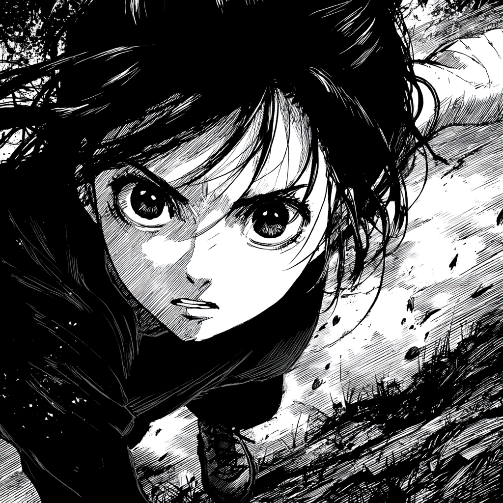 constrain tenson propodite firecracker in the style of manga