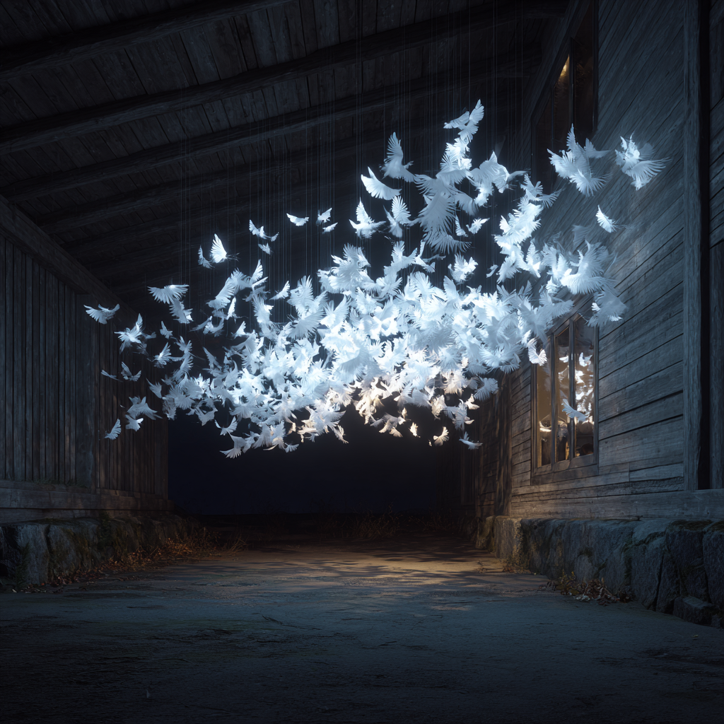 feathersoaring slätthult secundoprimary epiciciocity in the style of hard lighting