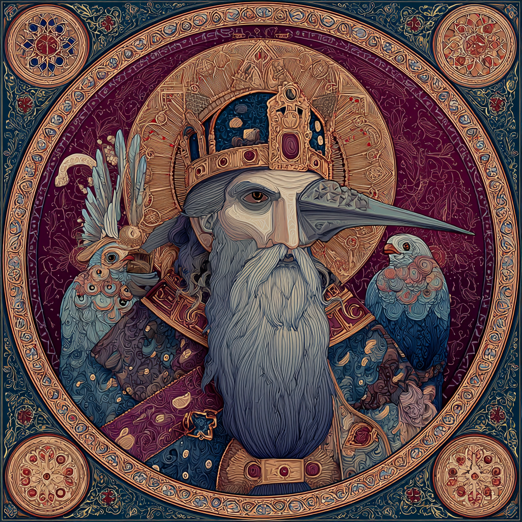 spoka knuff gazornchload colostration in the style of byzantine